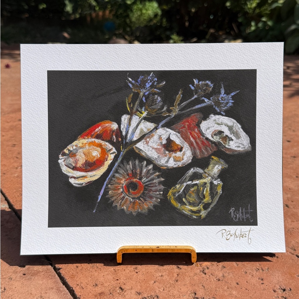 Oyster Art Print, 8x10” signed Giclee Artwork